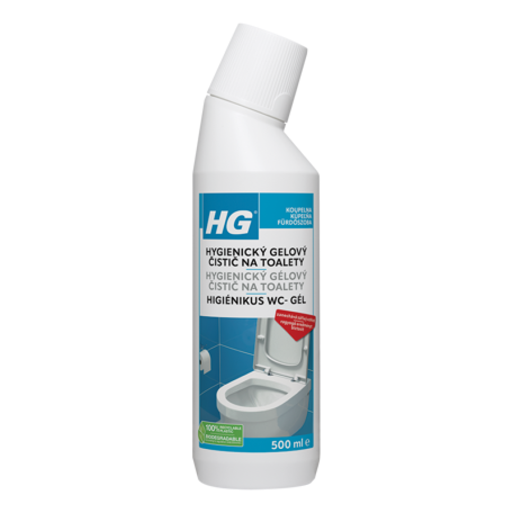 HG Hygienický Gélový Čistič na Toalety 500ml