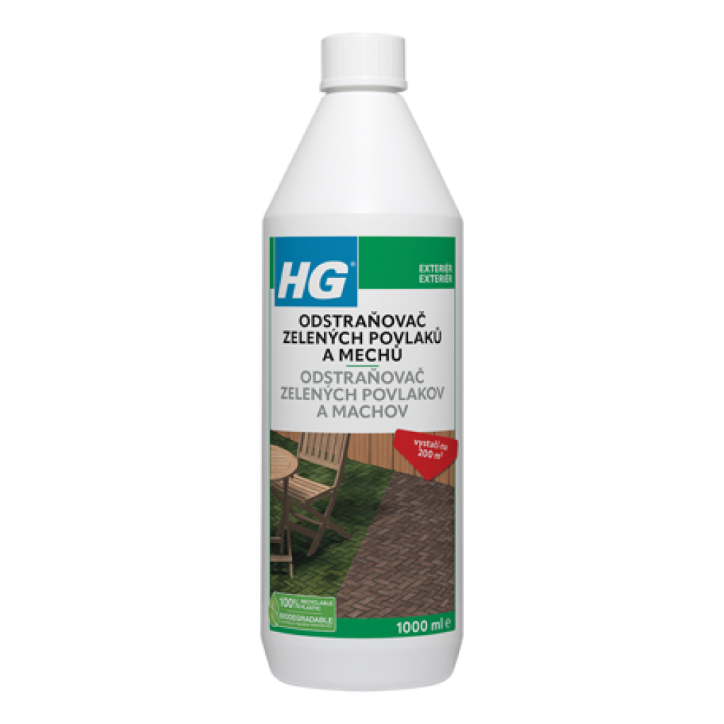 HG Remover of green coatings and mosses 1L