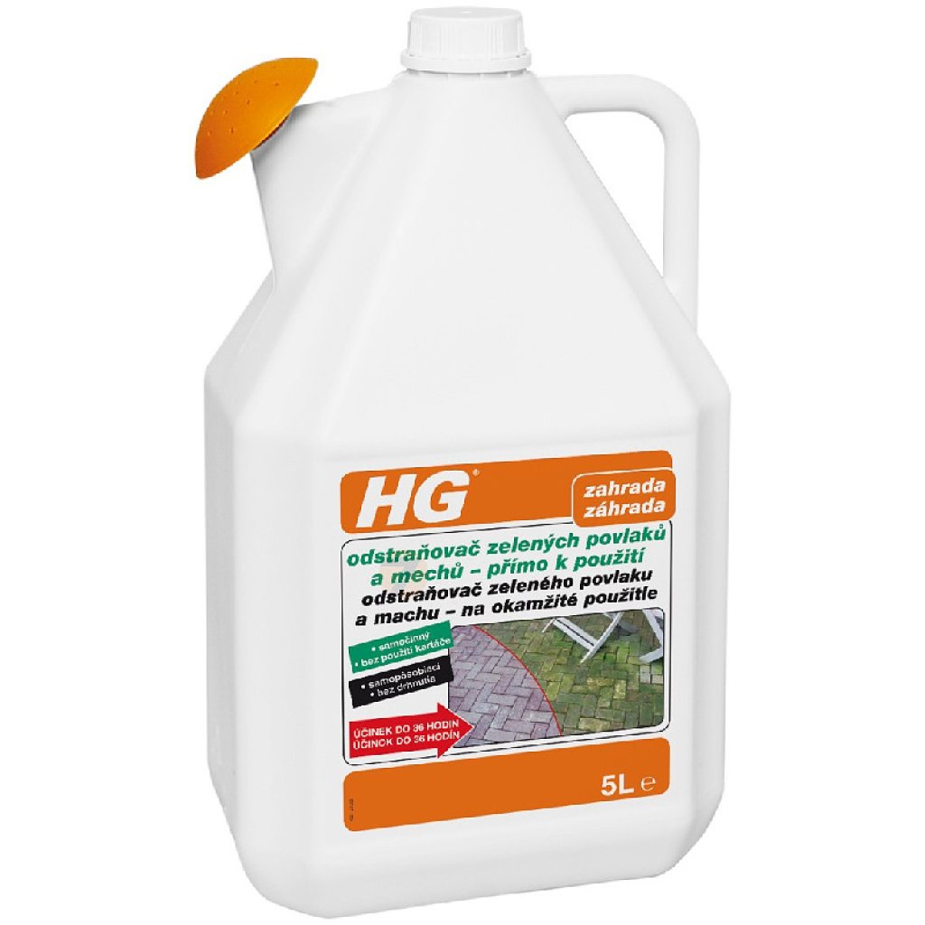 HG Entferner von Grünbelägen und Moosen 5L