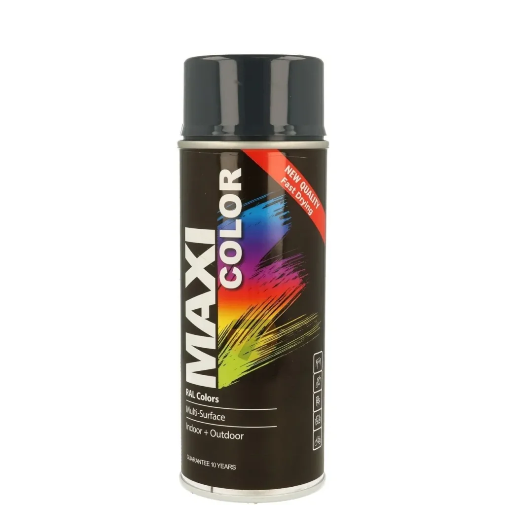 Lot De 3 Bombes Aérosols RAL 7016 Gris Anthracite Mat - 400ml Chacune (1,2L Total), Peinture 1K - Marque Ludwig