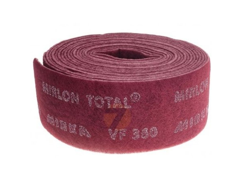 Mirka Mirlon Total VF Rollo de lijado 115mm x 10m rojo P360