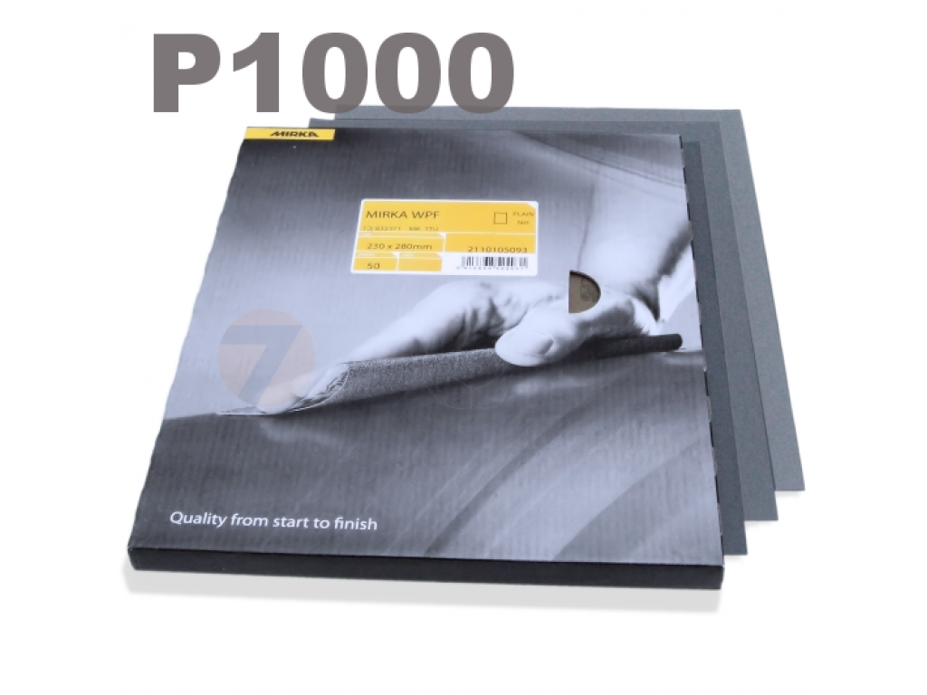 Mirka WPF 140 x 230mm Wet Sanding Paper P1000