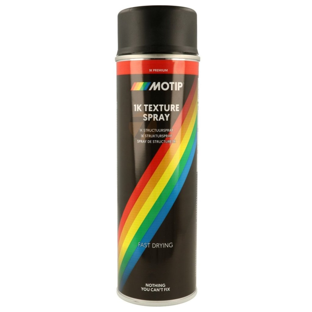 Motip 1K strukturovací sprej černý 500 ml