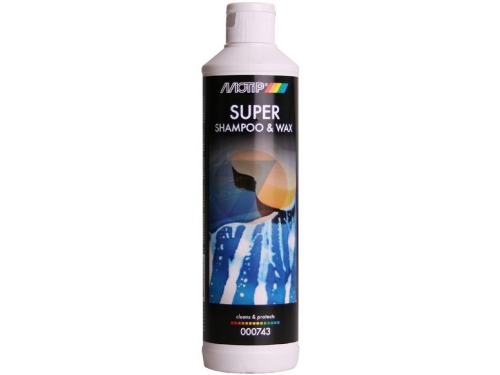 Motip Super Shampoo & Wax 500 ml