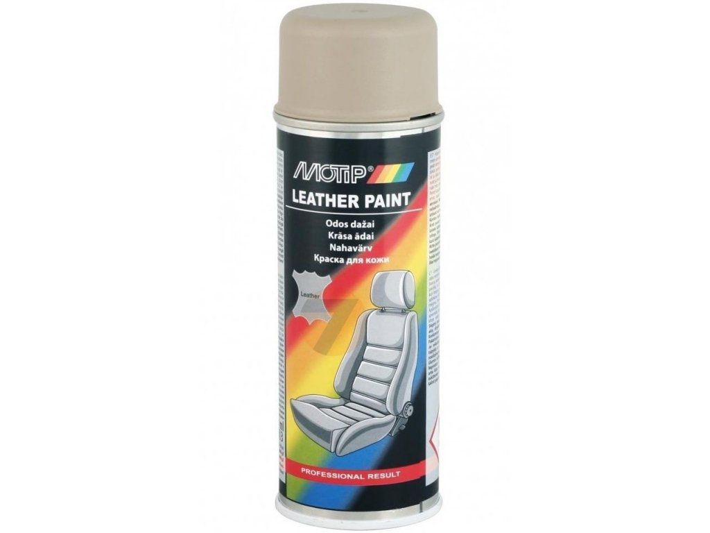 Motip Leather Paint beige-gray Spray 200 ml