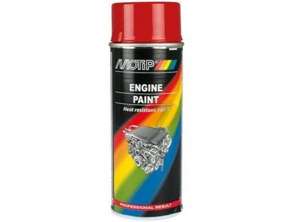 Motip Peinture pour moteurs spray rouge 400ml