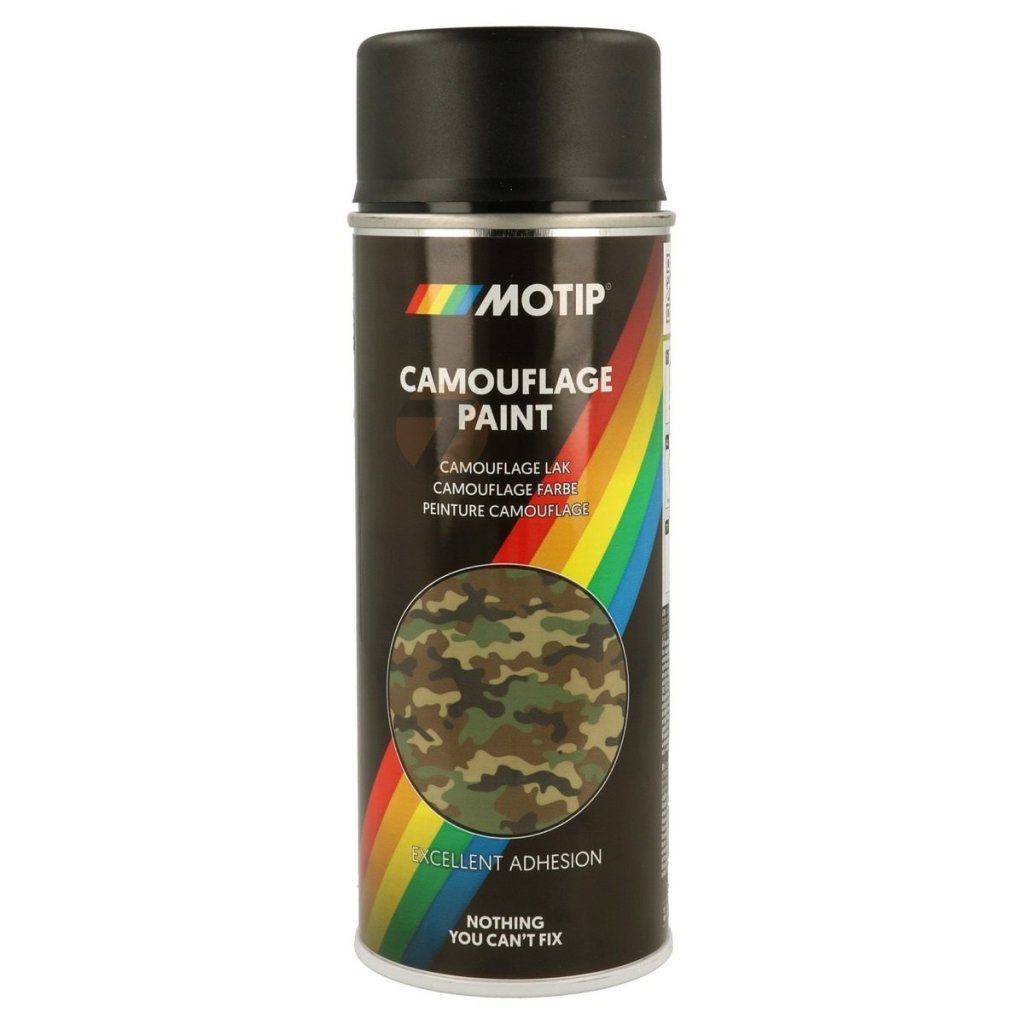 Motip Camouflage RAL 9021 maskovací barva ve spreji 400 ml