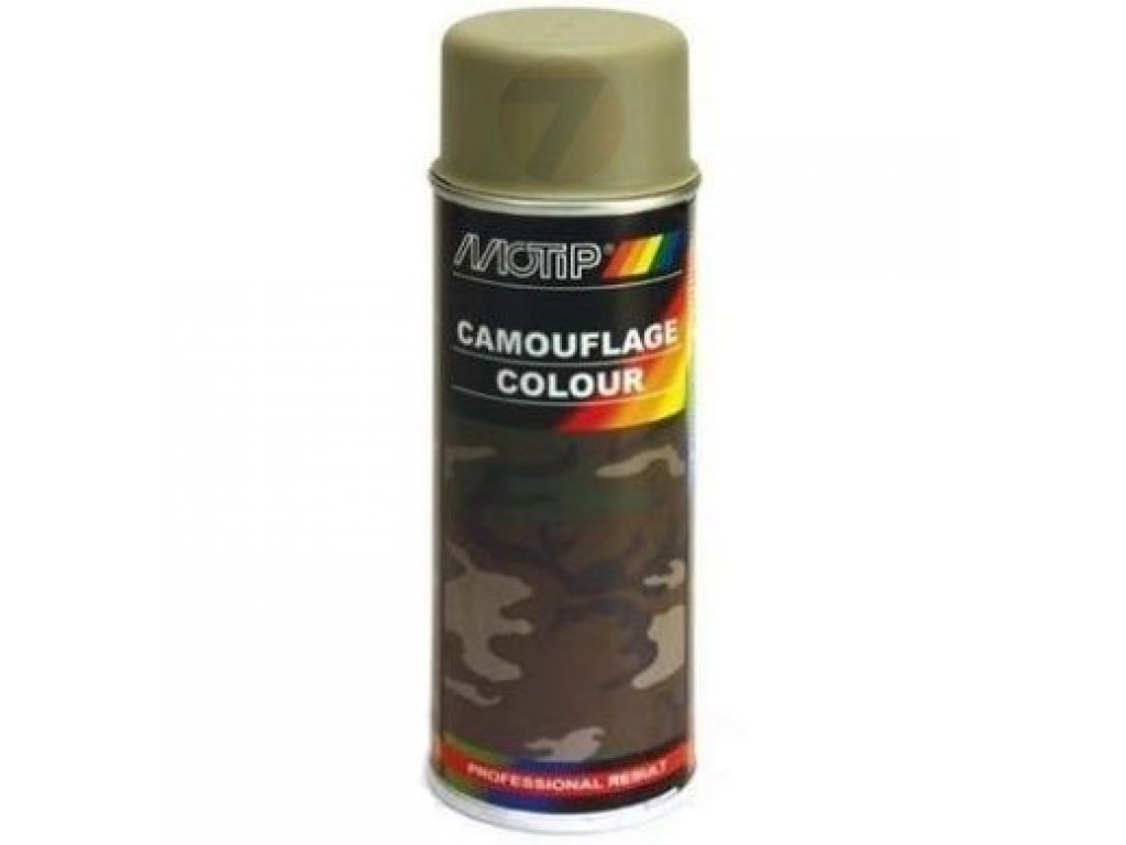 Motip Camouflage šedá matná maskovací barva ve spreji 400 ml