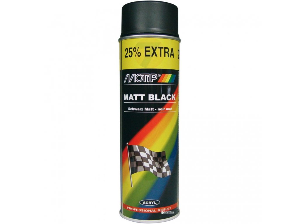 Motip Spray noir mat 500ml