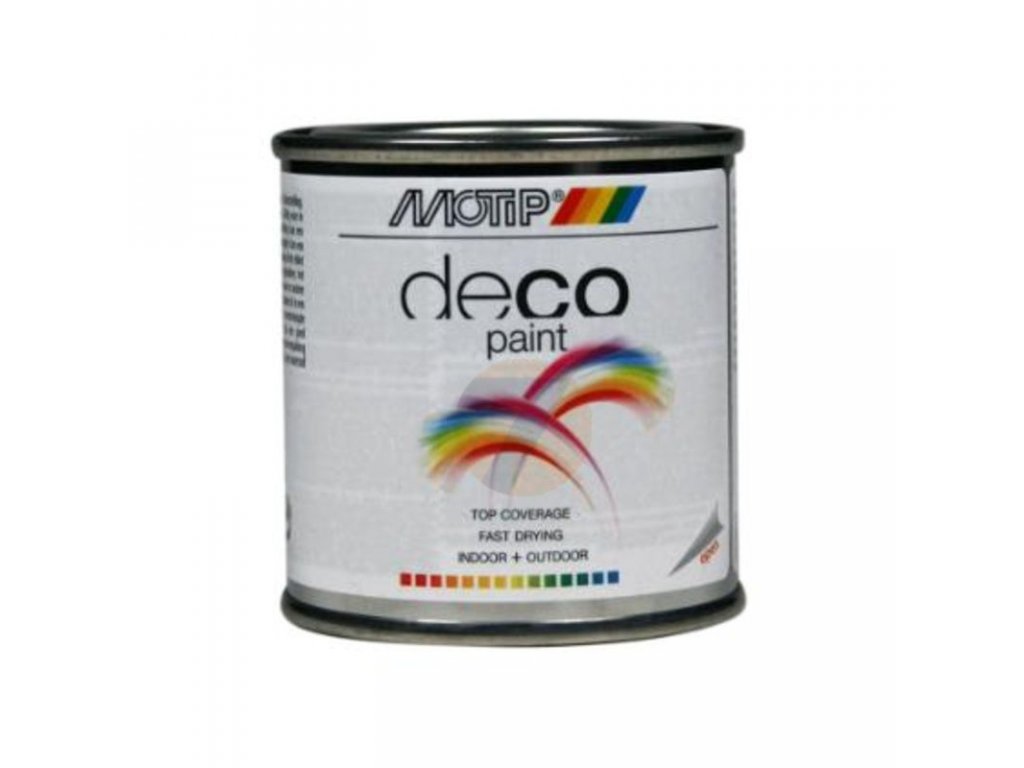 Motip Deco barva RAL 9005 černá polomatná 100 ml