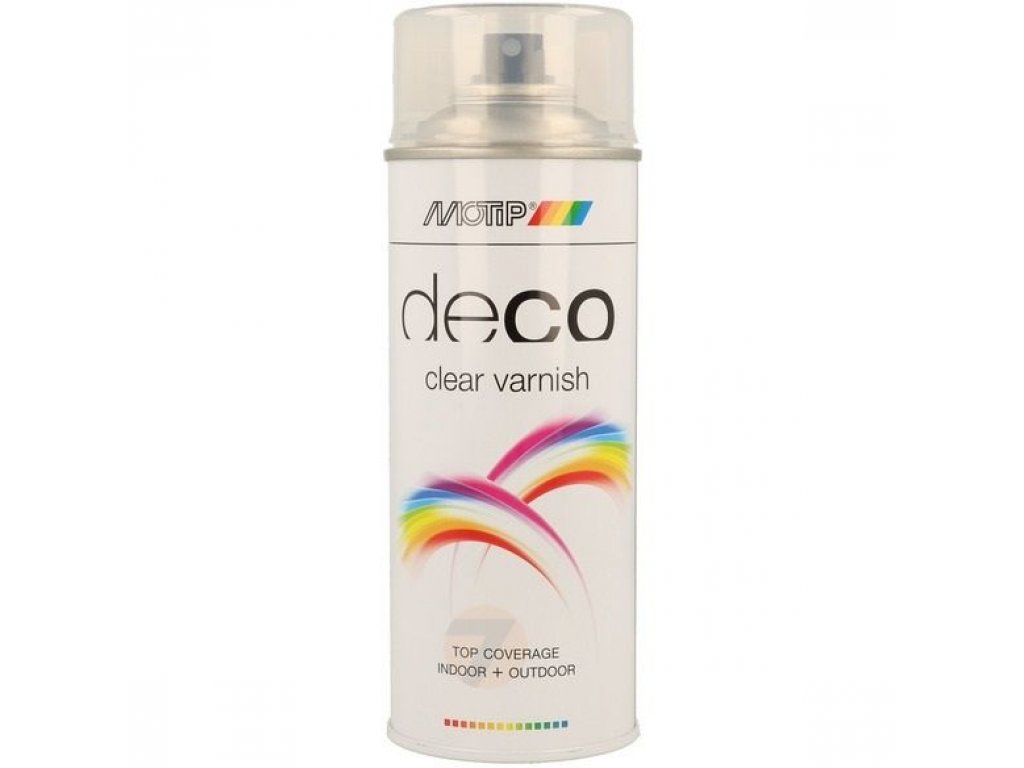 Motip Deco Clear Varnish satin Spray 400 ml
