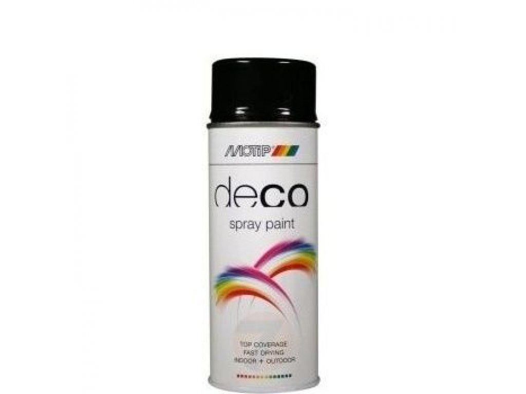 Motip Deco RAL 9005 Semi Glossy Spray 150 ml
