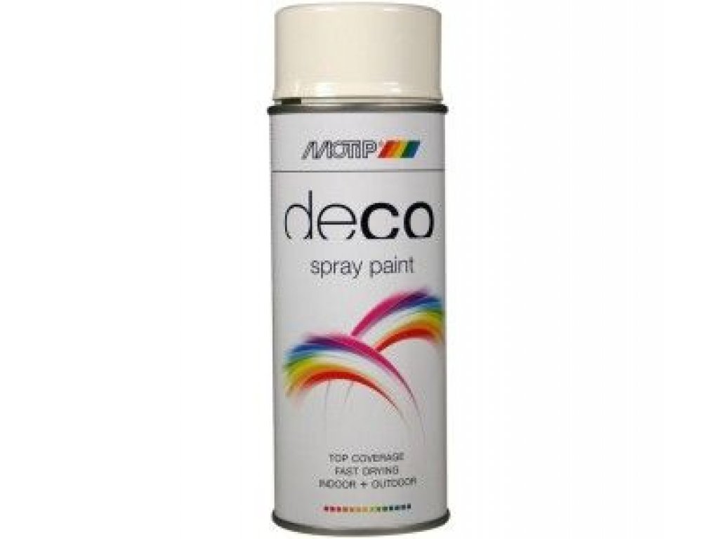 Motip Deco RAL 9010 Matt Pure White Spray 400 ml