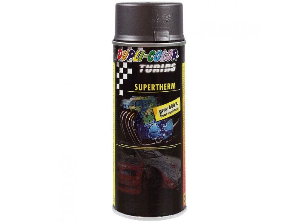 Dupli-Color SUPERTHERM super feuerfeste gussgraue Farbe 600°C Spray 400ml