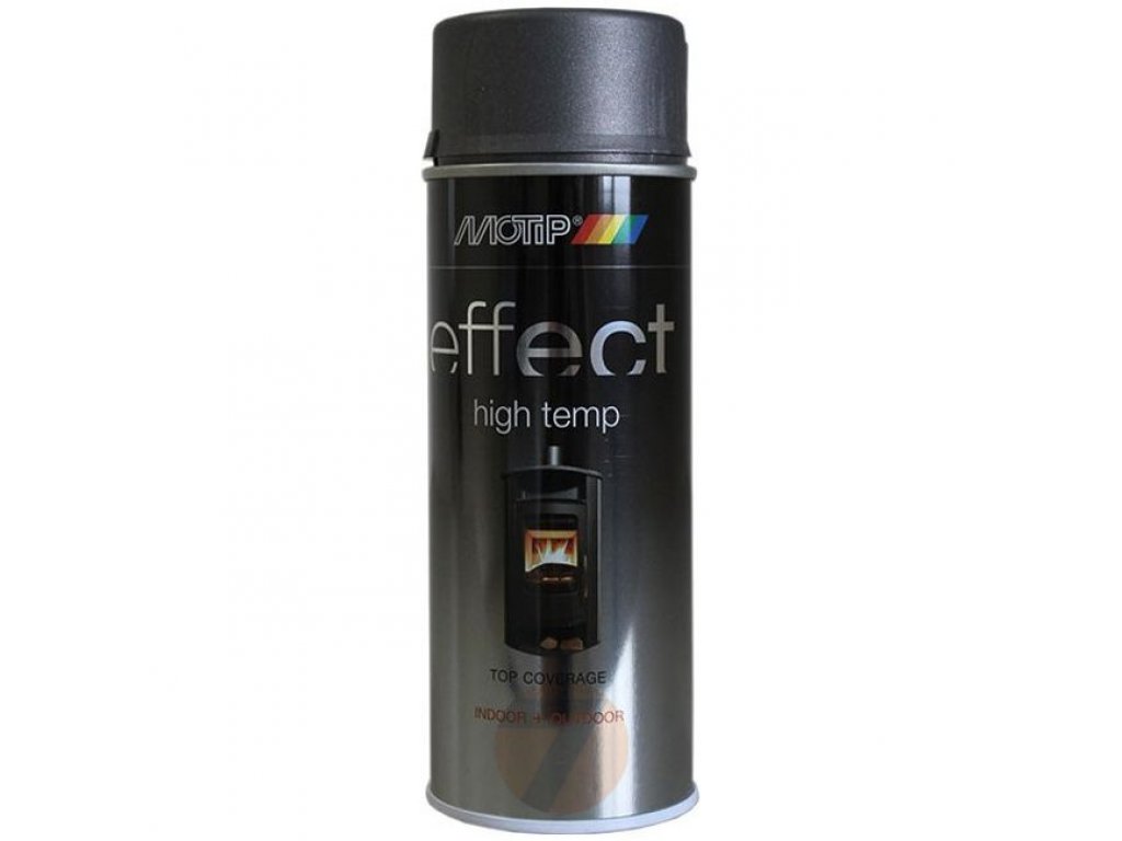 Motip Effect high temp black 800°C spray 400 ml