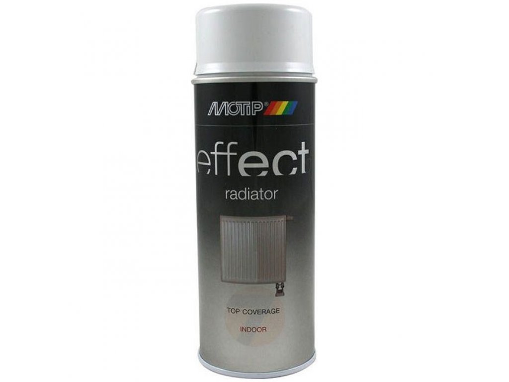 Motip Effect radiator bílý lesklý spray 400 ml