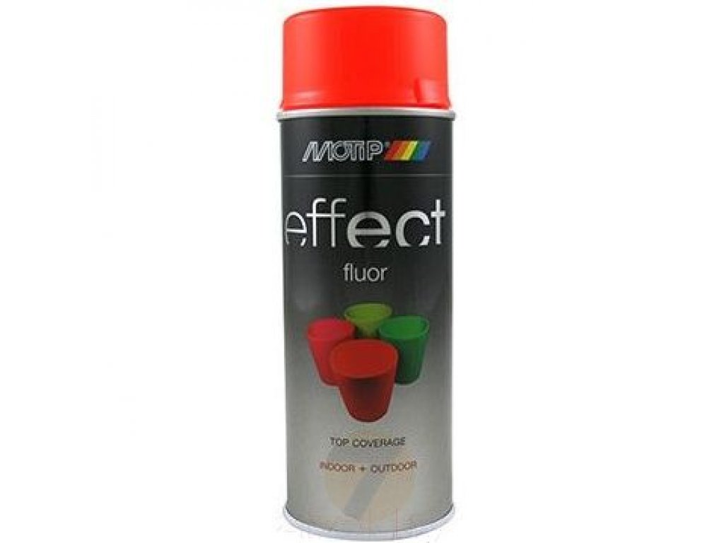 Motip Fluor signal pintura en aerosol rojo-naranja 400ml