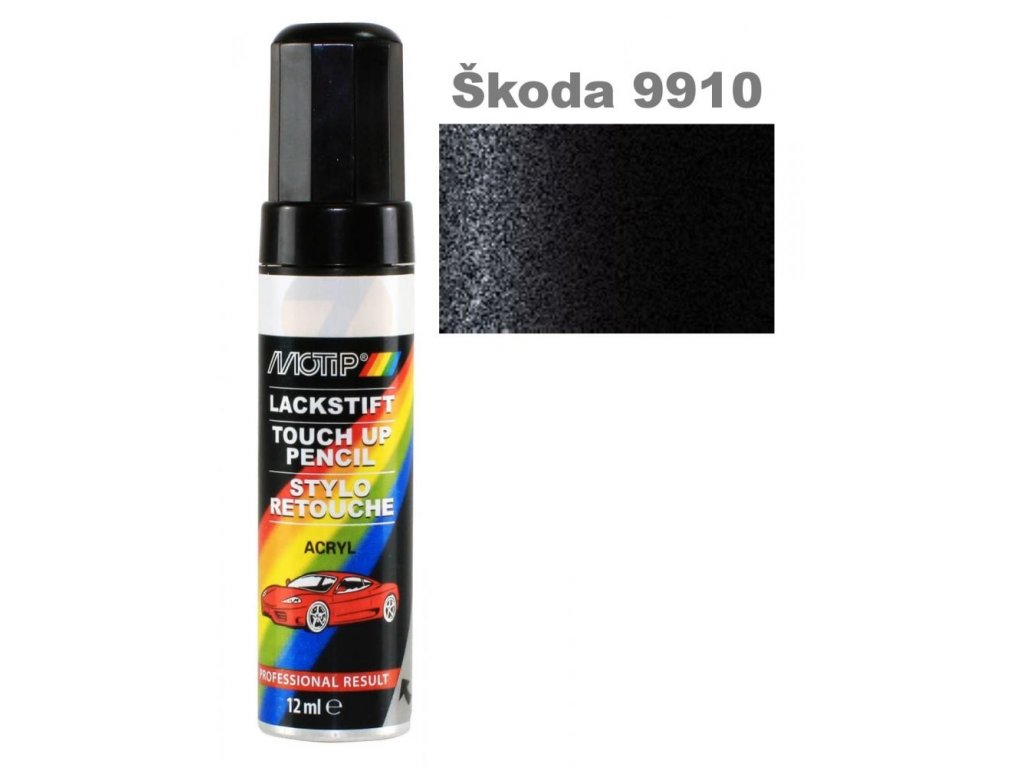 MOTIP Touch Up Pencil Skoda 9910 (LC9Z, LF9R, 1Z1Z) Black Magic 12ml
