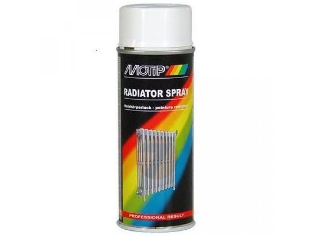 Motip radiátor bílý spray 400 ml