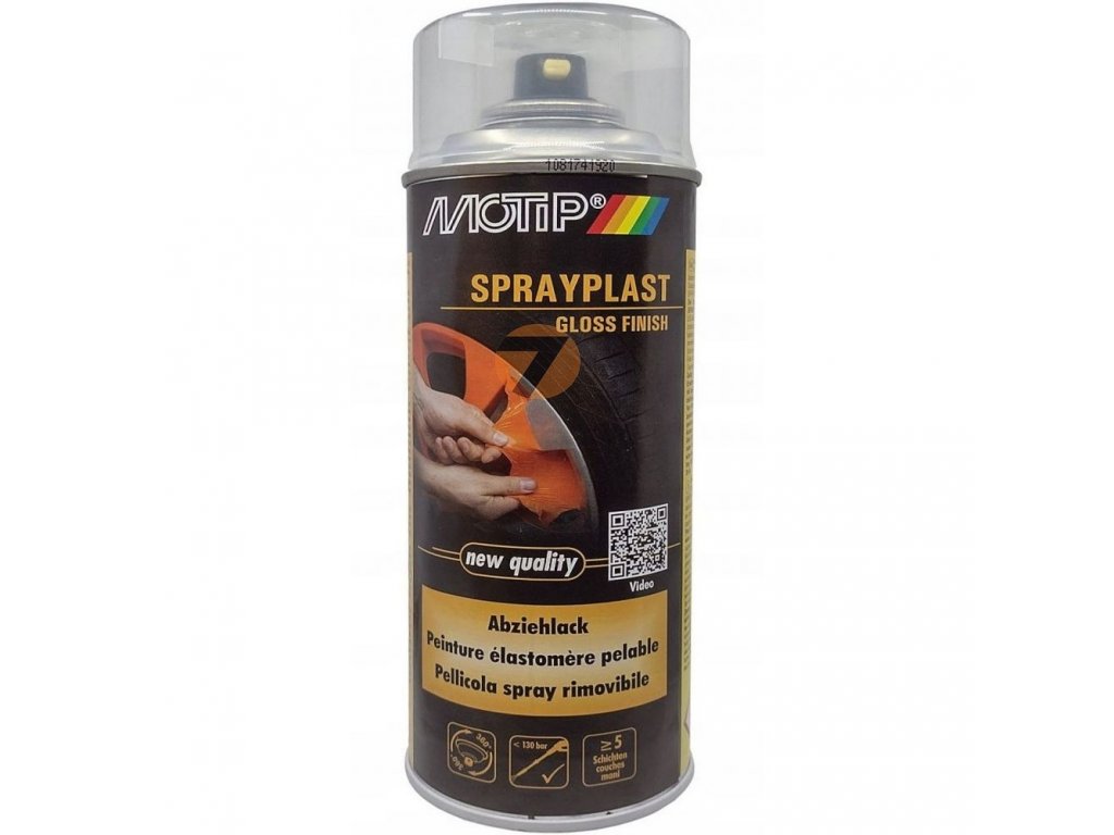 Motip SprayPlast transparent glossy film in spray 400ml