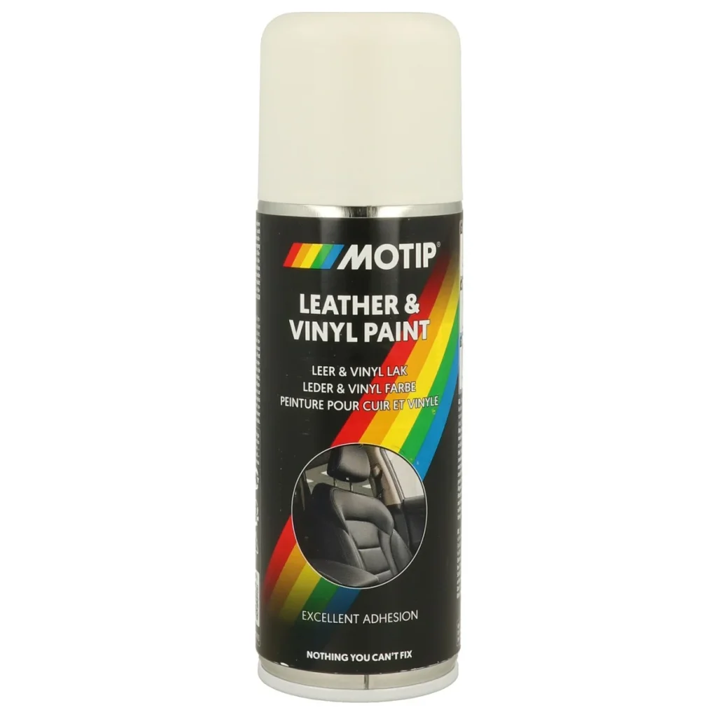 Motip Sprej na kůži a vinyl RAL9010 čistě bílá, 200 ml