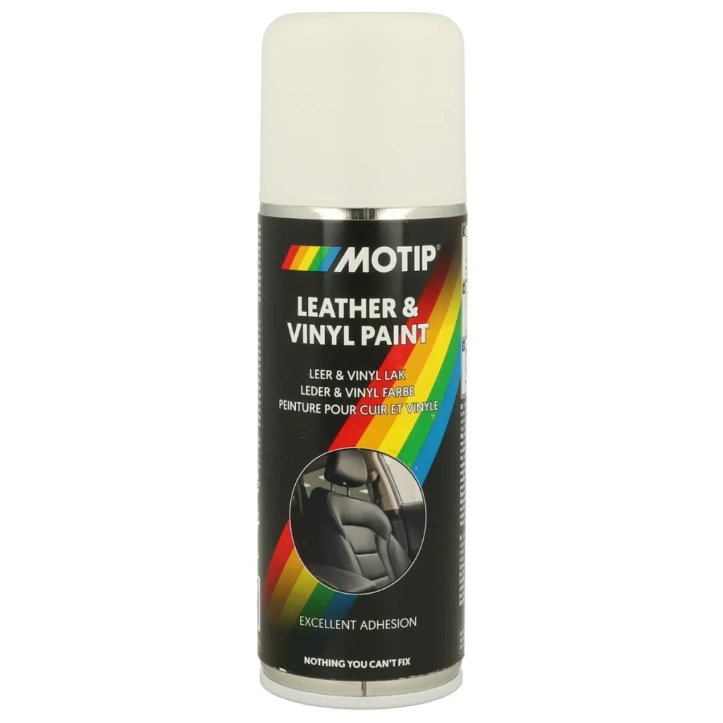 Motip Sprej na kůži a vinyl RAL9016 bílá, 200 ml