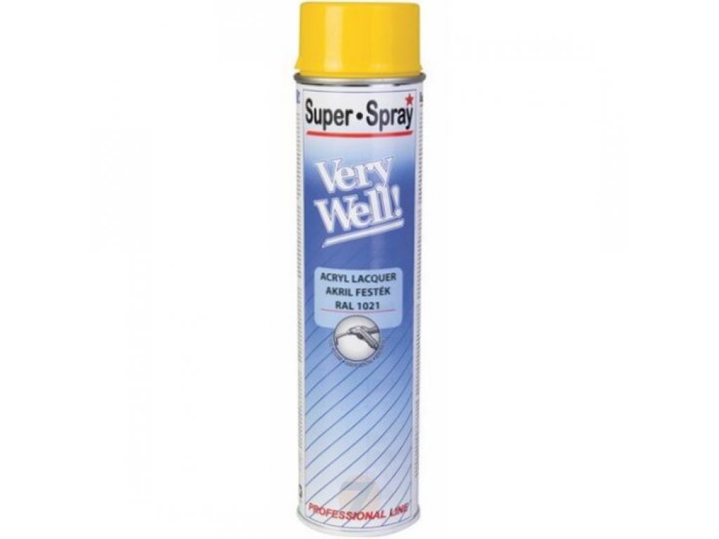 Motip Very Well RAL 1021 giallo lucido vernice acrilica spray 600 ml