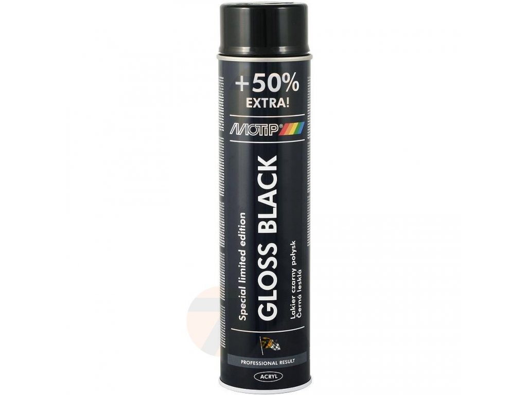Motip High gloss black Spray 600ml