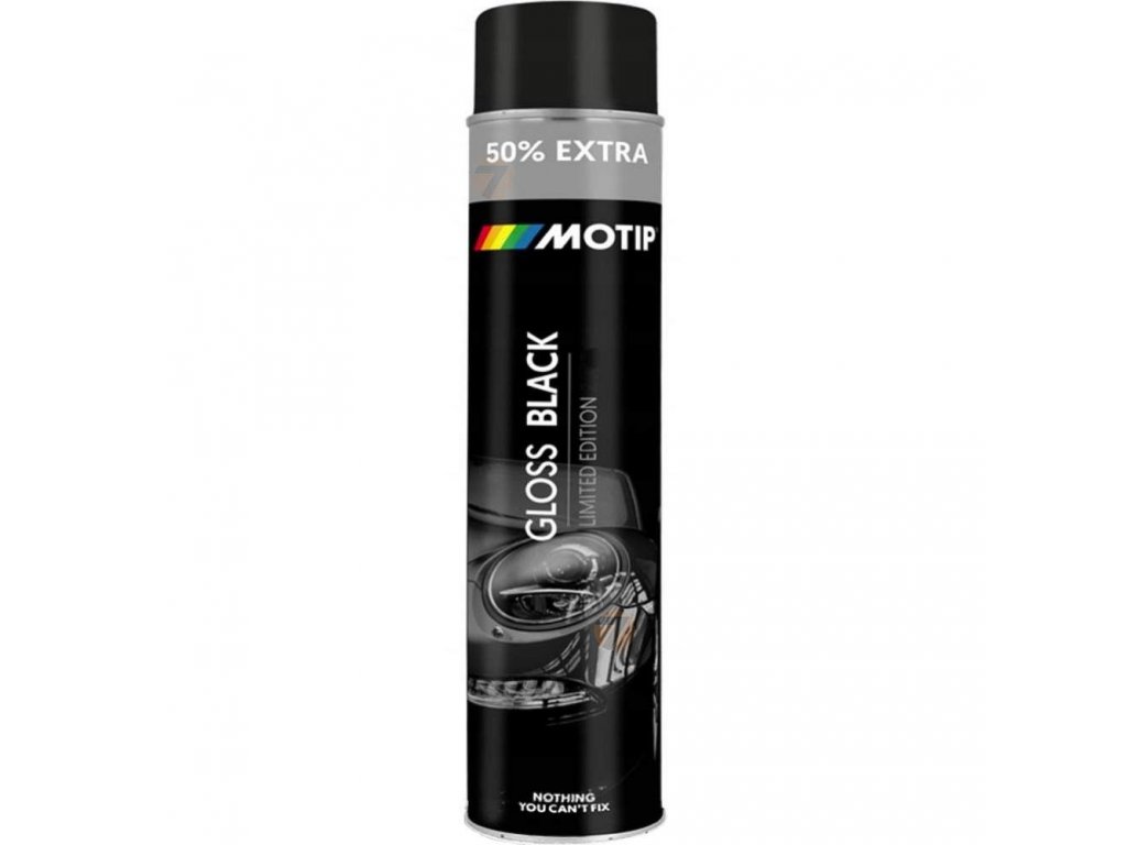 Motip Spray noir brillant 600ml