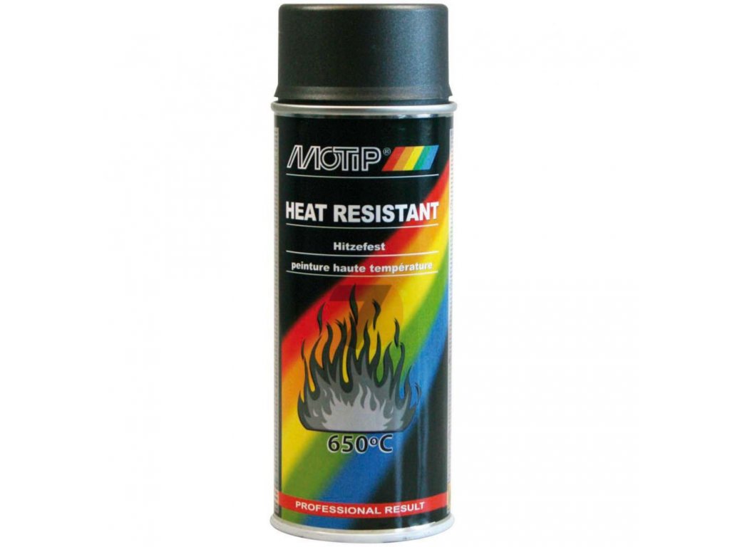 Motip Résistant à la chaleur 800 °C peinture anthracite 400ml