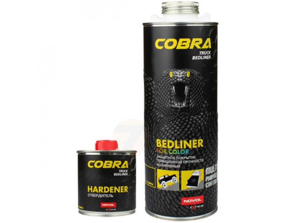 Novol Cobra Bedliner for Color establecer 600+200ml