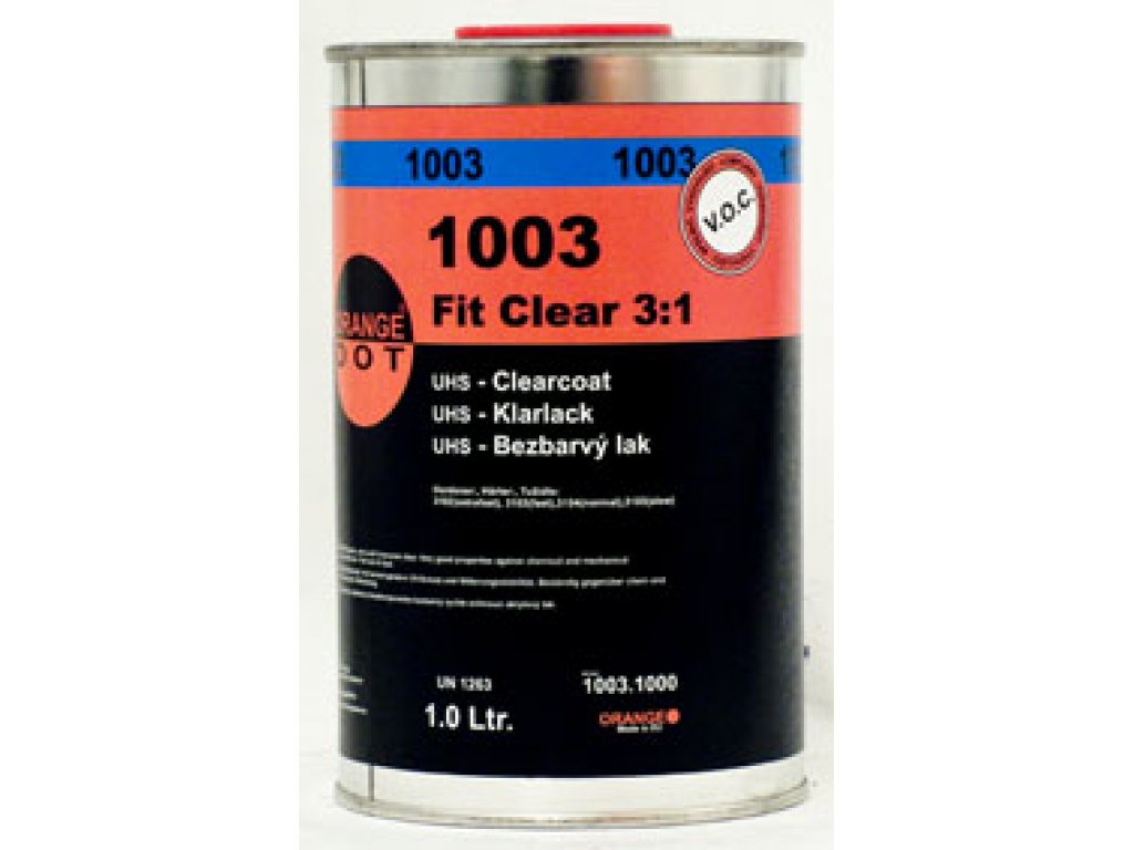 OD 1003 Fit Clear bezbarvý akrylátový lak 5L