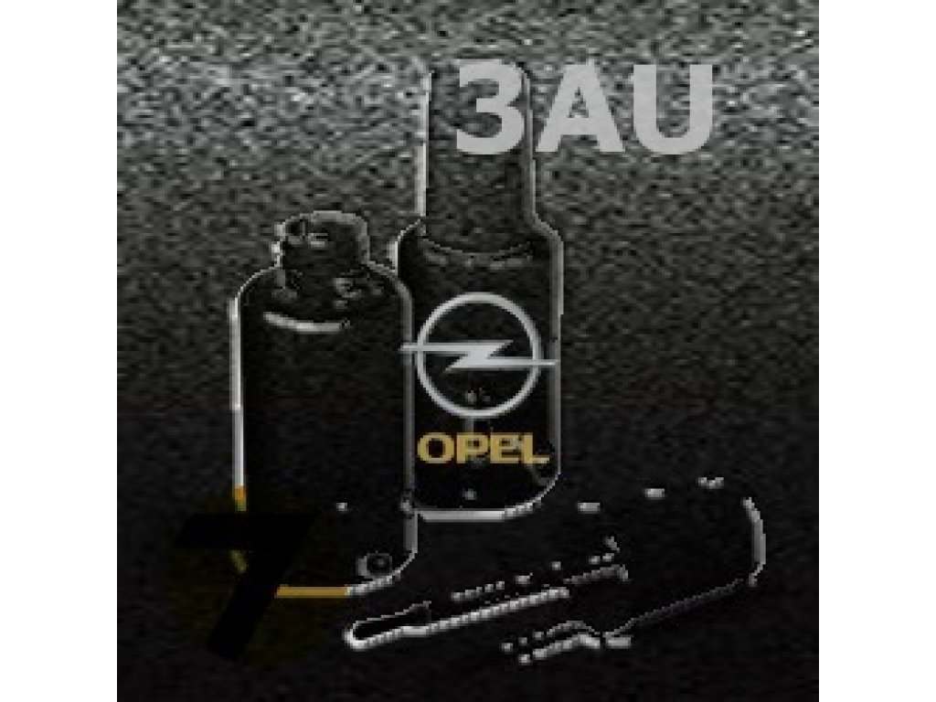 OPEL - 3AU - MIDNIGHT BLACK metal. barva retušovací tužka