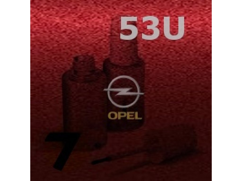 OPEL - 53U - KANDINSKY RED metal. barva retušovací tužka