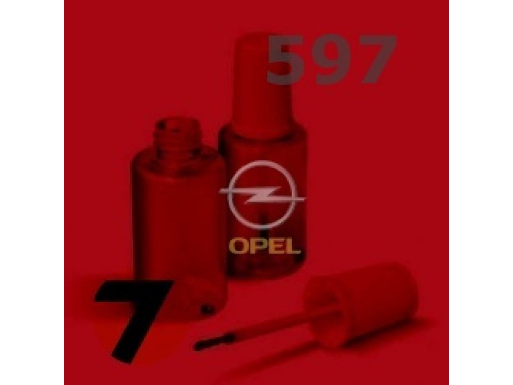 OPEL - 597 - CALYPSO RED červená barva - retušovací tužka