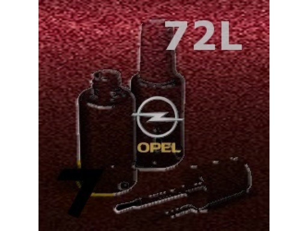 OPEL - 72L - BACCARA RED metal. barva retušovací tužka