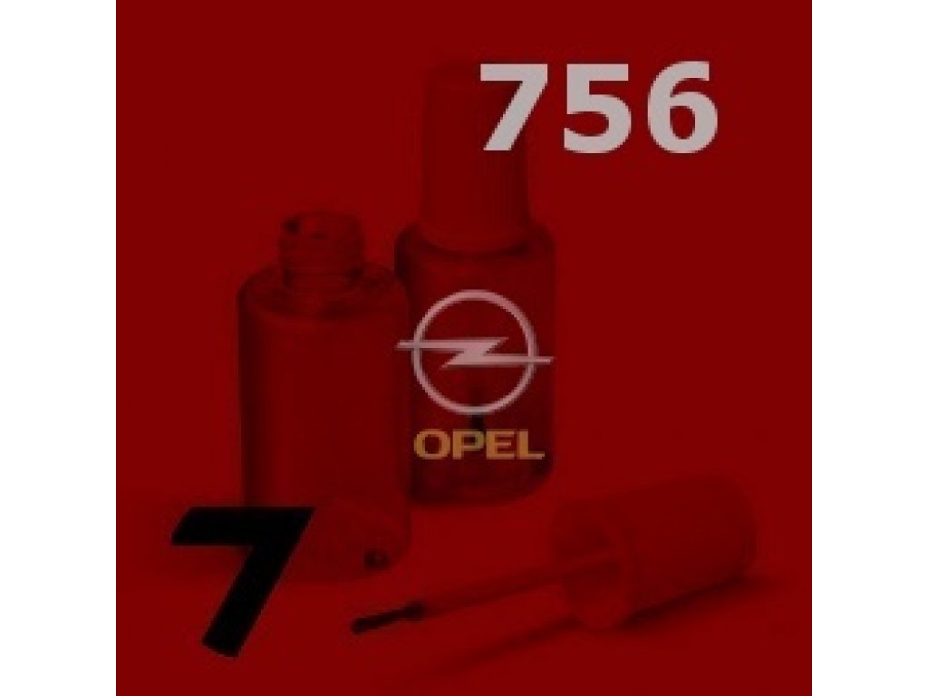 OPEL - 756 - RADIANT RED červená barva - retušovací tužka