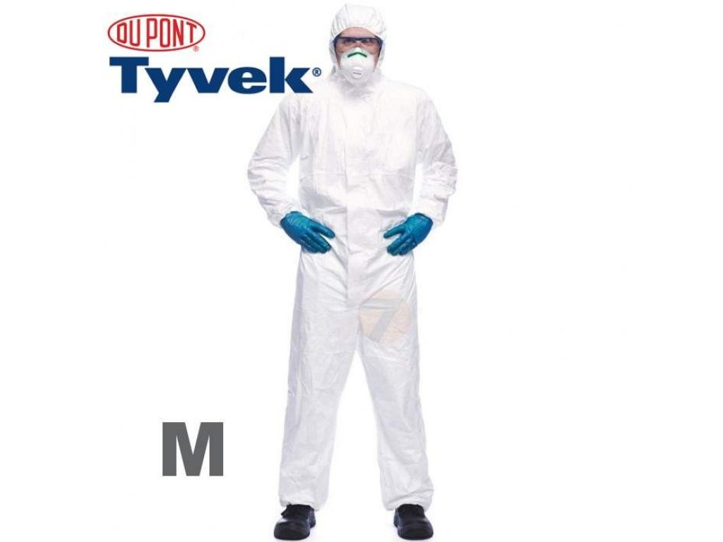 Overal DuPont Tyvek CHF5 500 Xpert, typ 5/6, M Protective clothing