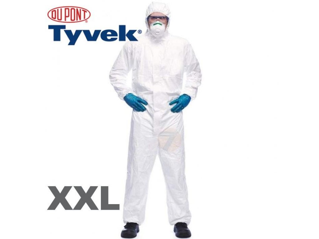 Overal DuPont Tyvek CHF5 500 Xpert, typ 5/6, XXL Protective clothing