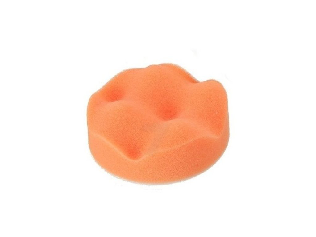Schaumpolierscheibe D80 orange wafle