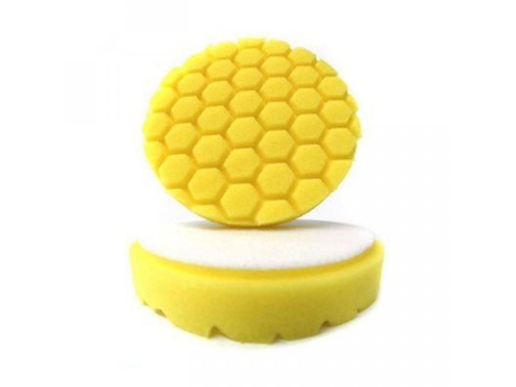 Foam polishing pad D80 yellow honeycomb