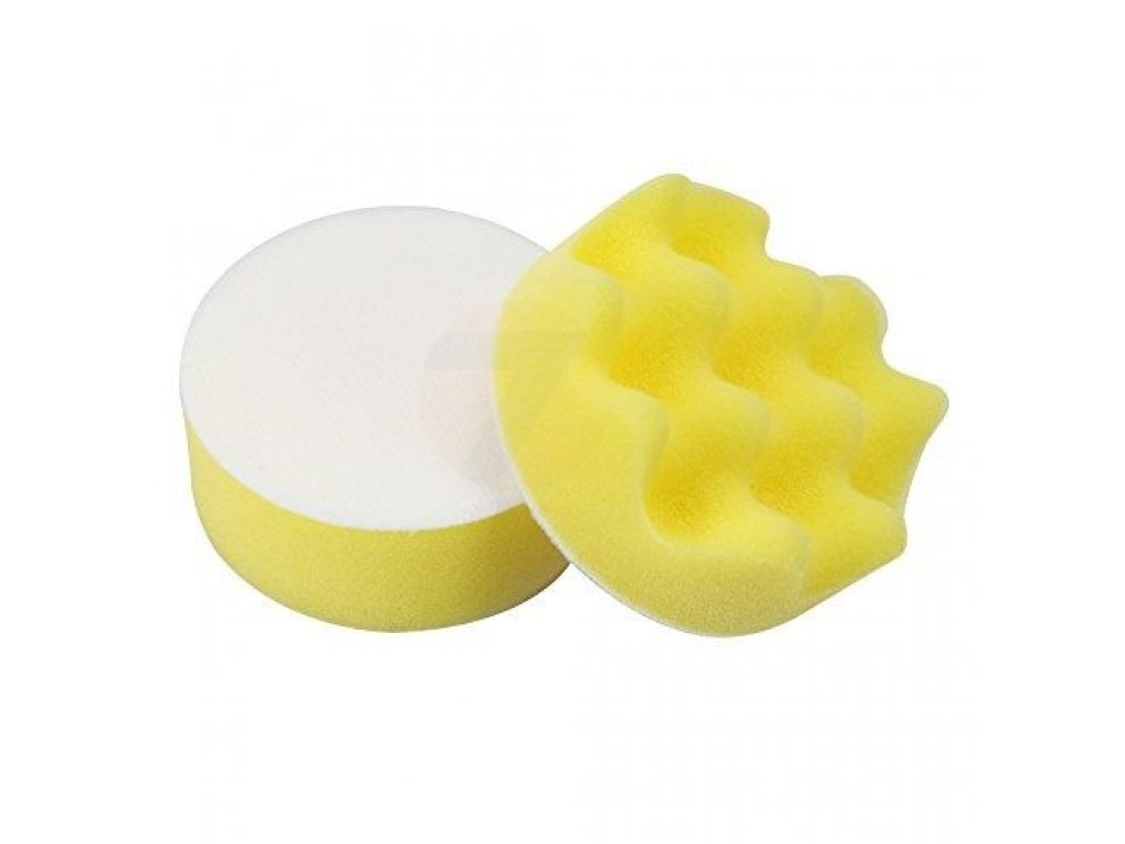 Foam polishing pad D80 yellow waffle