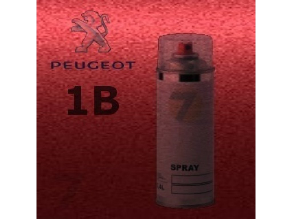 PEUGEOT 1B ROSSO BRIGHT metalická barva Sprej 400ml