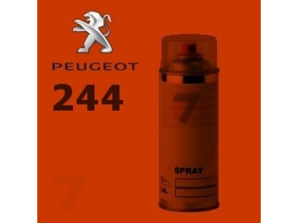 PEUGEOT 244 CORAL RED barva Sprej 400ml