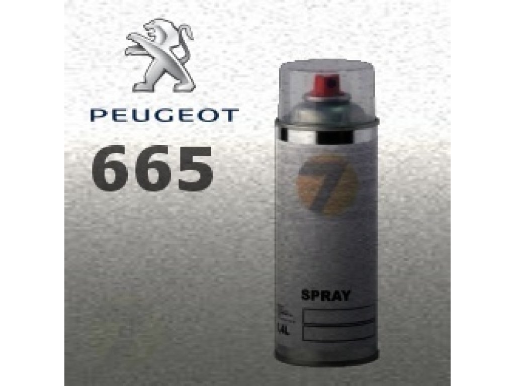 PEUGEOT 665 GRIS ARGENT metalická barva Sprej 400ml