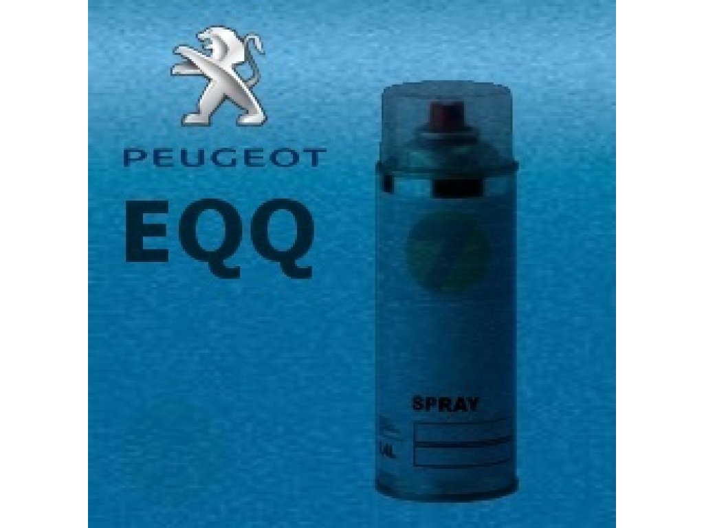 PEUGEOT EQQ FRENCH BLUE metalická barva Sprej 400ml
