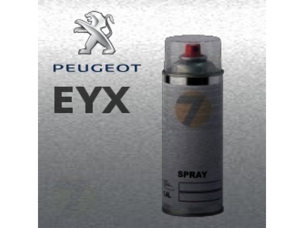 PEUGEOT EYX GRIS MERCURE metalická barva Sprej 400ml