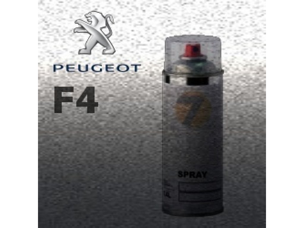 PEUGEOT F4 GRIS ARTENSE metalická barva Sprej 400ml