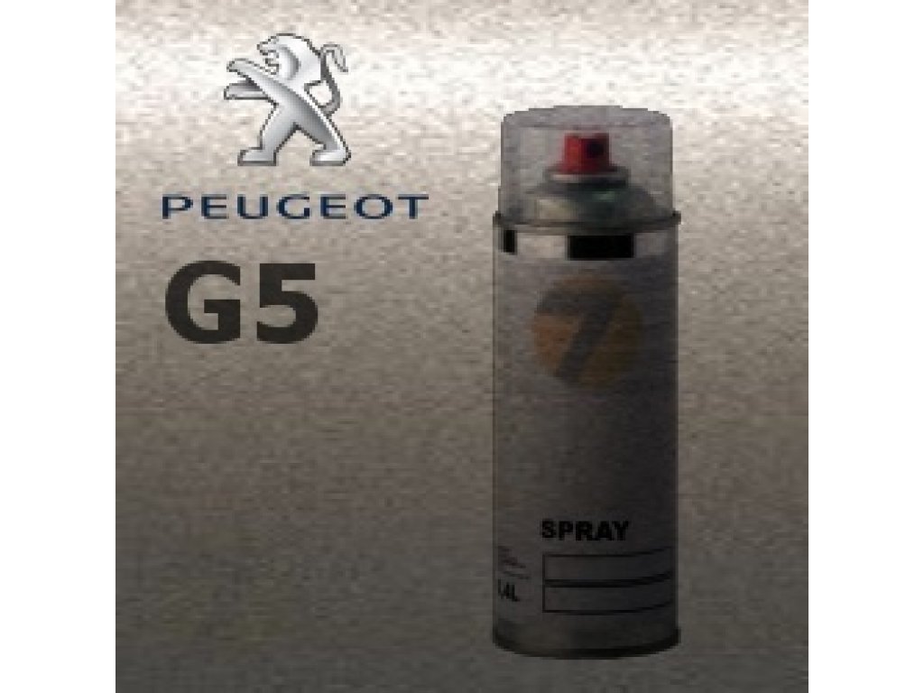 PEUGEOT G5 ICE GREY metalická barva Sprej 400ml
