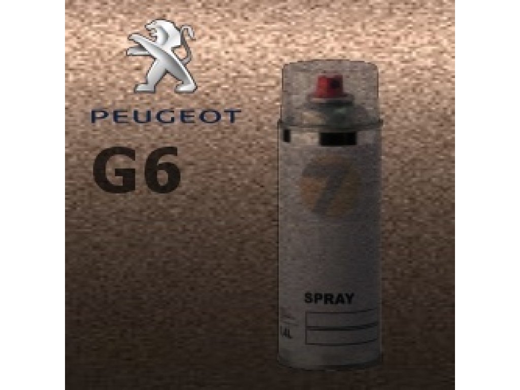 PEUGEOT G6 RICH OAK metalická barva Sprej 400ml